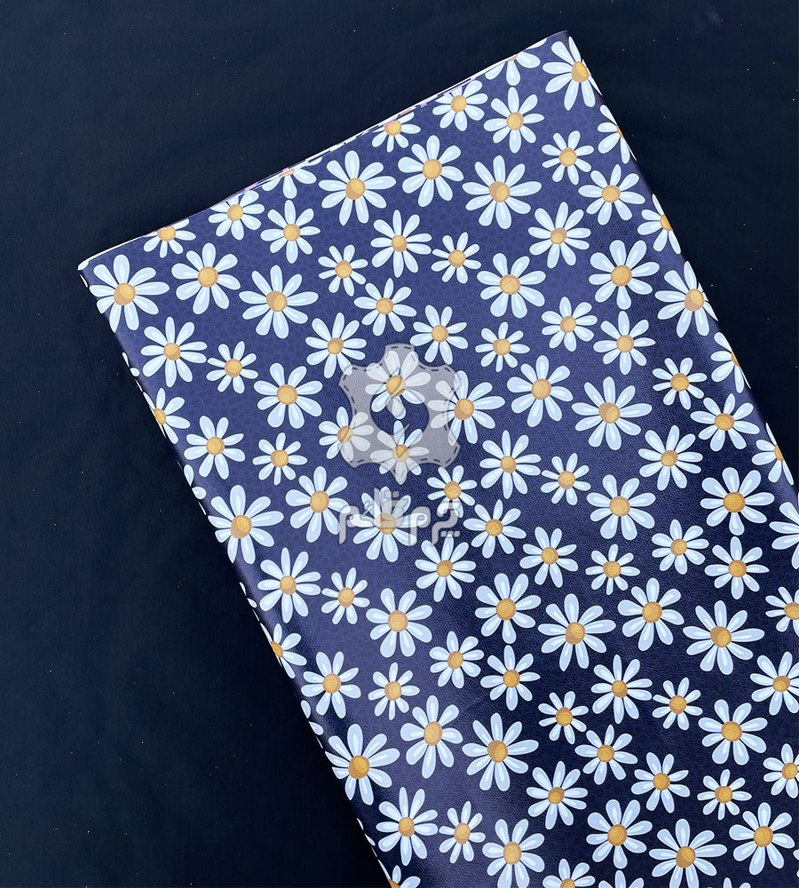 چرم فانتزی طرح بابونه