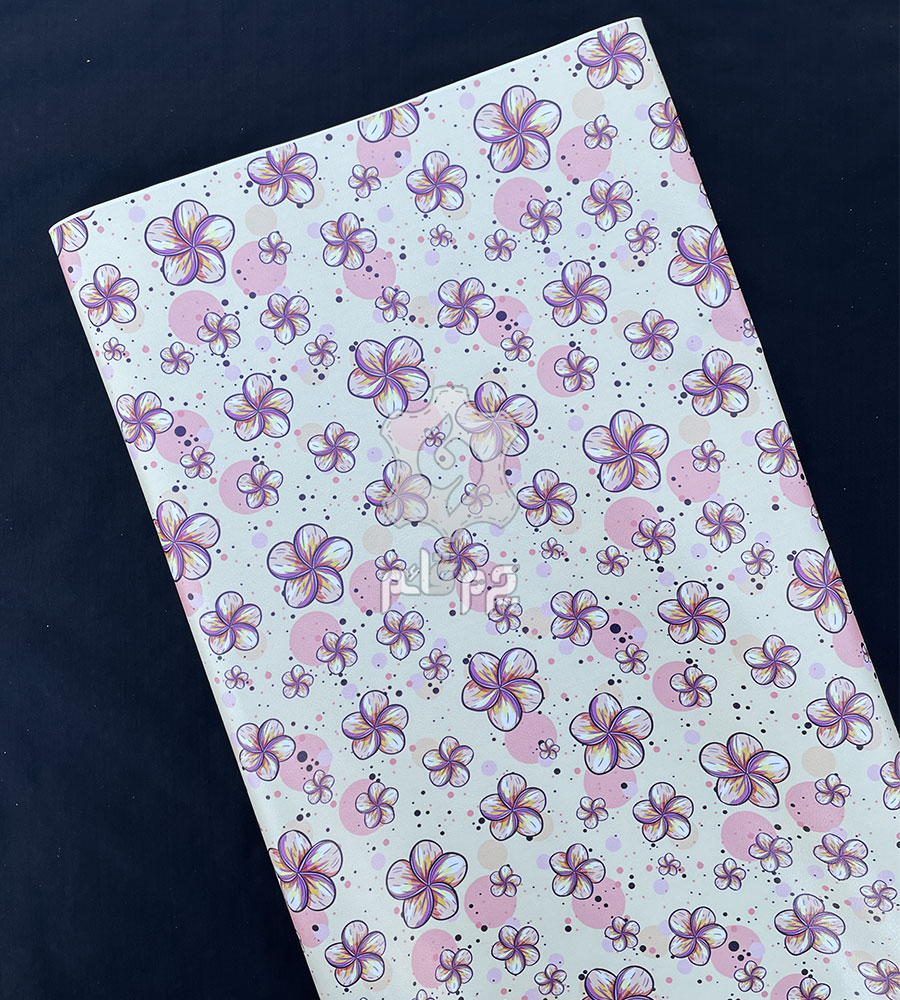 چرم فانتزی گل های آبنباتی