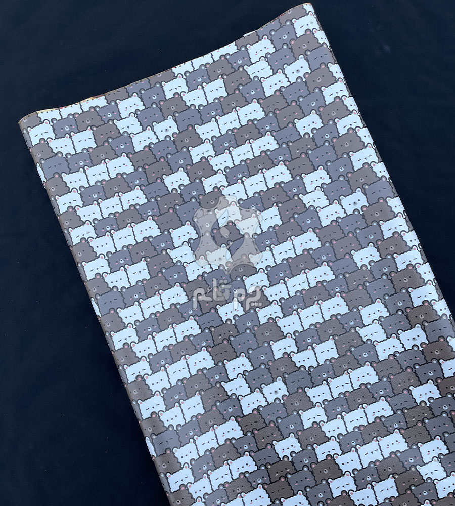 چرم مصنوعی فانتزی خرس های بامزه