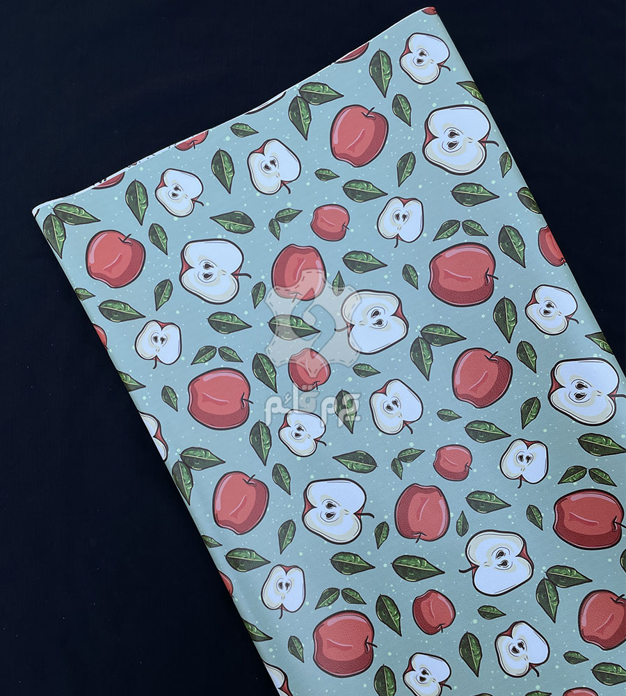 چرم مصنوعی فانتزی طرح سیب