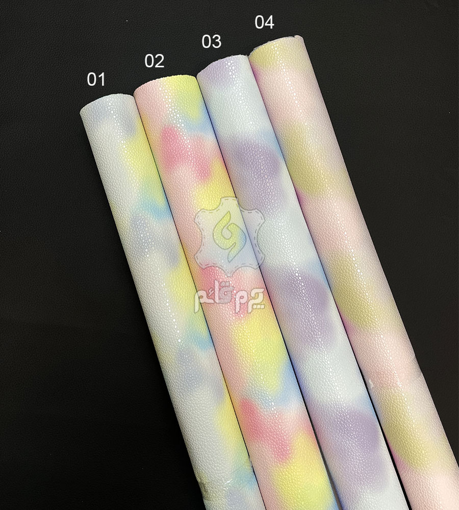 چرم مصنوعی آبرنگی