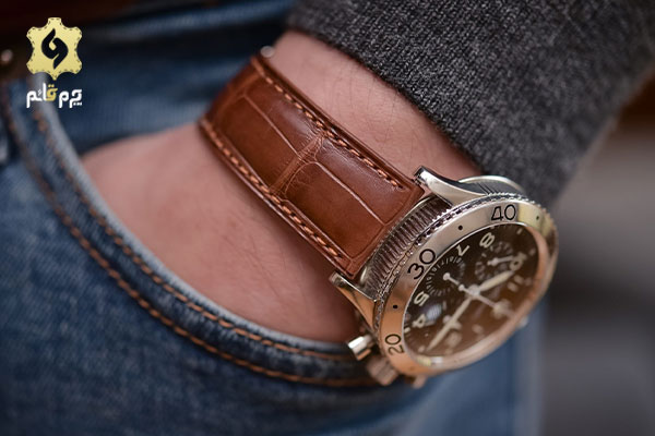 ساعت بند چرم