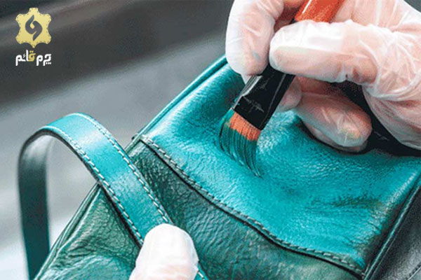 نحوه استفاده از رنگ چرم
