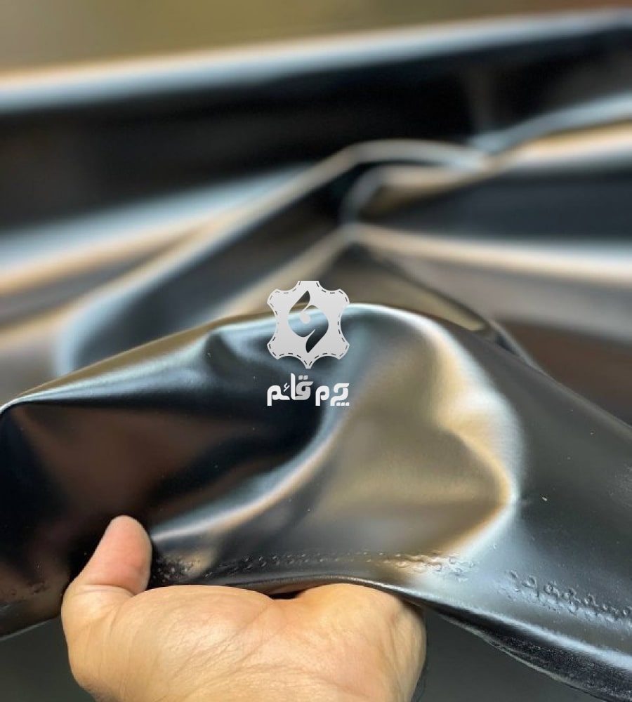 چرم نیمه مات مشکی