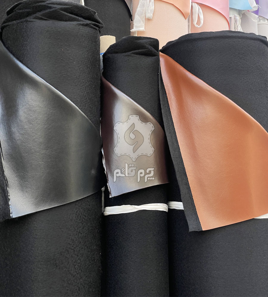 چرم مصنوعی ضخیم ۲ میل پشت نمد