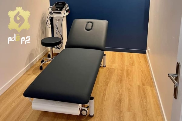 تخت بیمارستان چرمی 